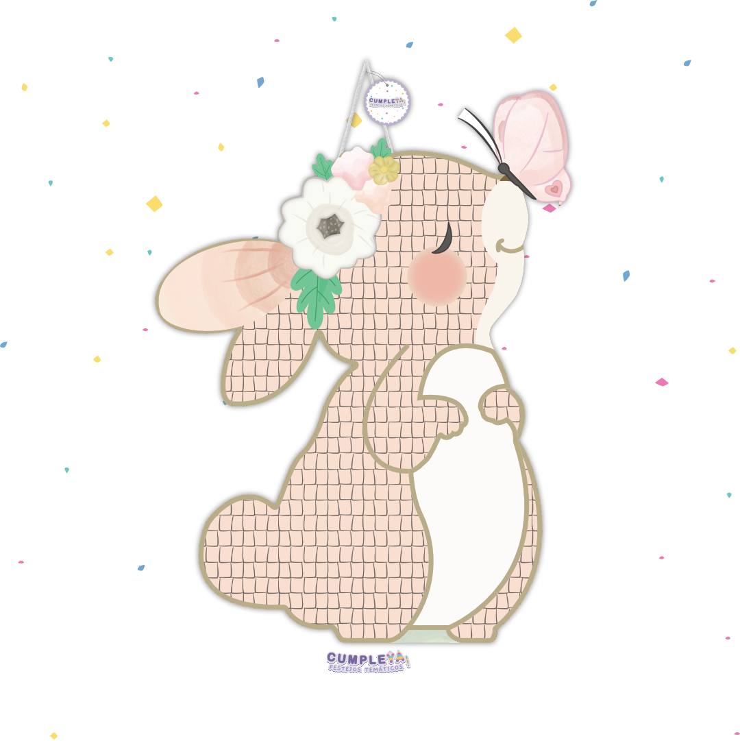 PIÑATA CONEJITA 60CM PREMIUM