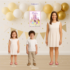 PIÑATA 40 CM RECTANGULAR PRINCESAS BEBES