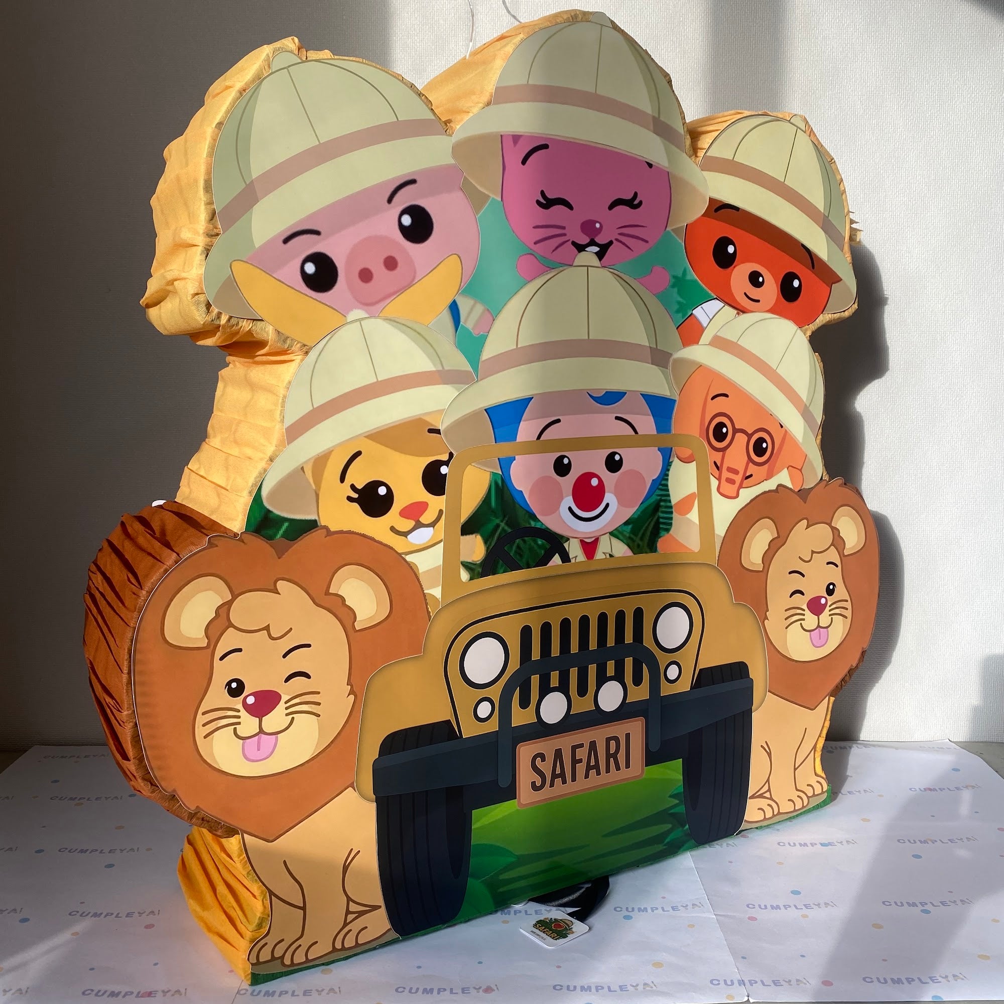 PIÑATA 60 CM XL JEEP SAFARI PLIM PLIM