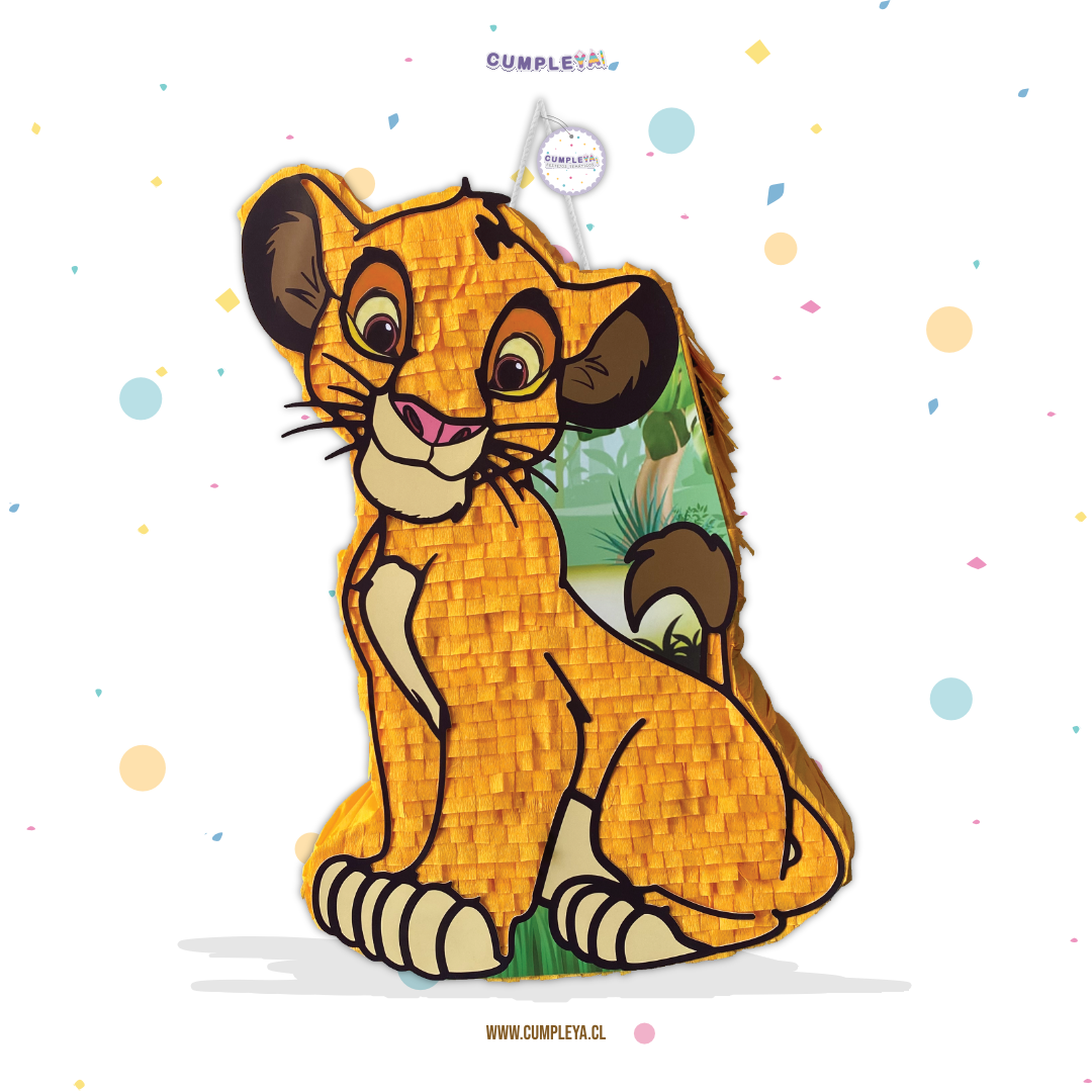 PIÑATA SIMBA DEL REY LEON 40CM PREMIUM