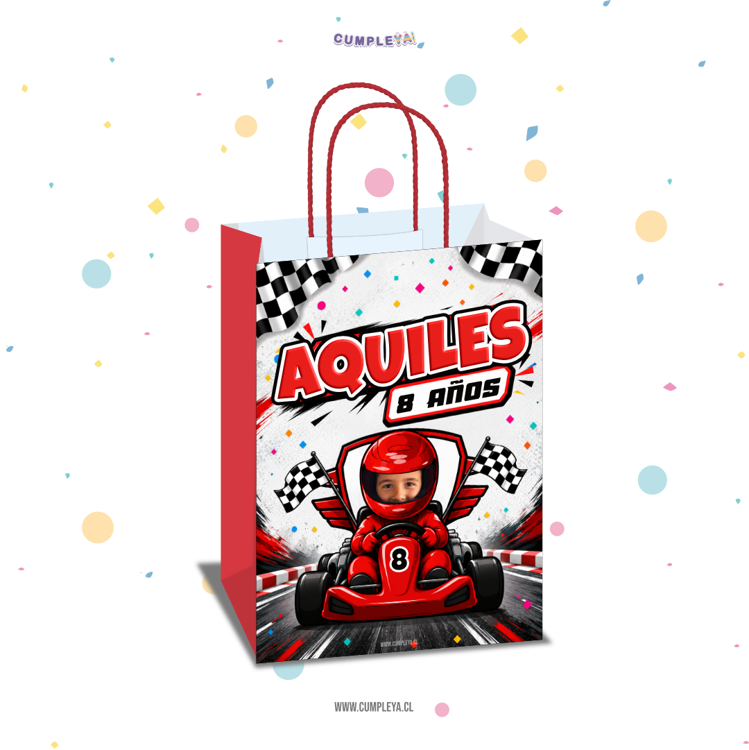 BOLSA SORPRESA 16 × 21 × 8 CM KARTING