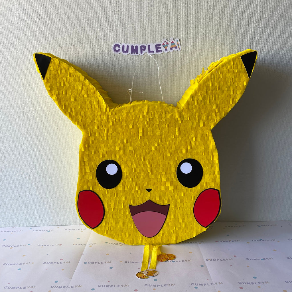 PIÑATA PIKACHU CABEZA 60CM PREMIUM