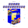 BANDERIN FELIZ CUMPLEAÑOS HOT WHEELS