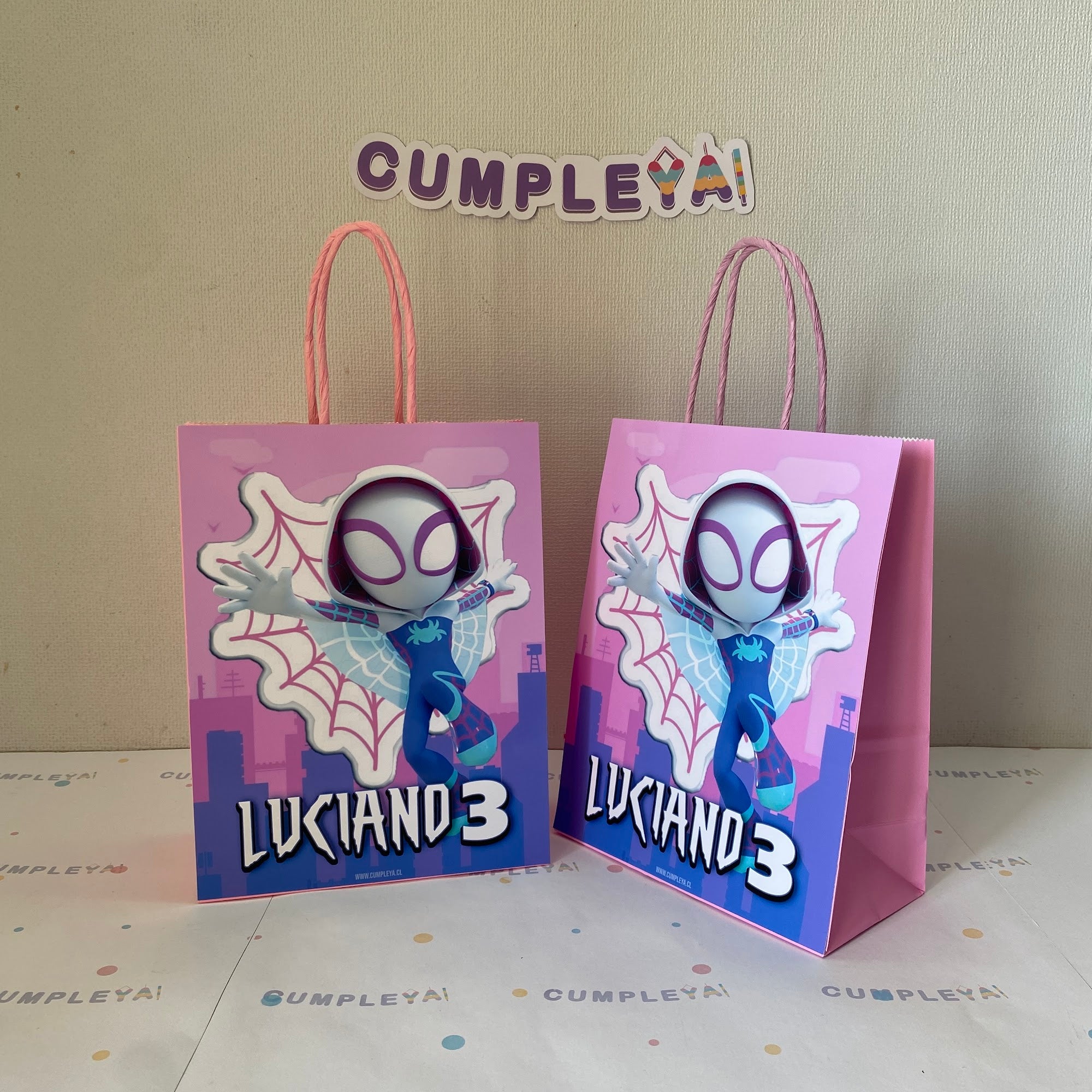 BOLSA SORPRESA 16 × 21 × 8 CM GHOST-SPIDER