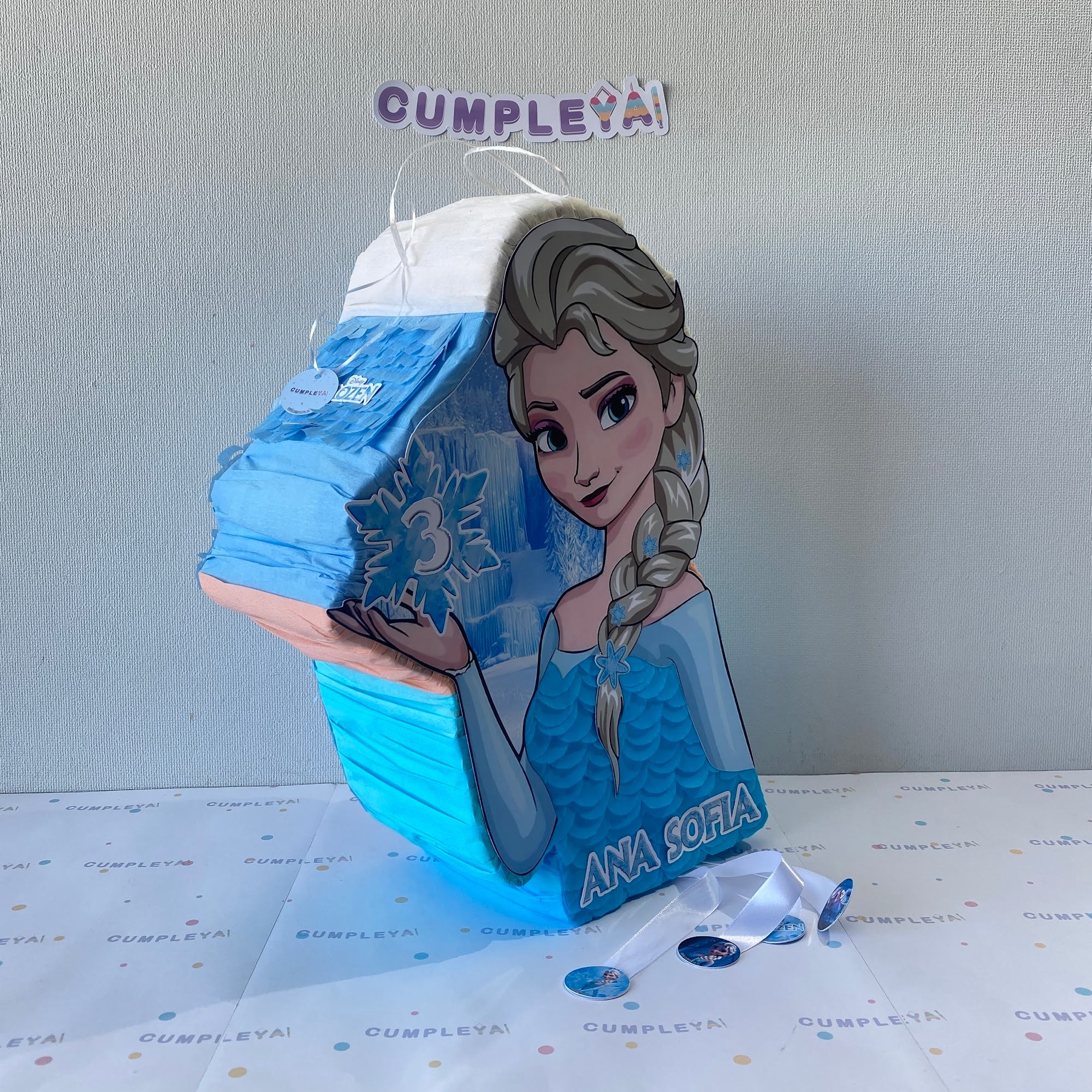 PIÑATA ELSA 40CM PREMIUM