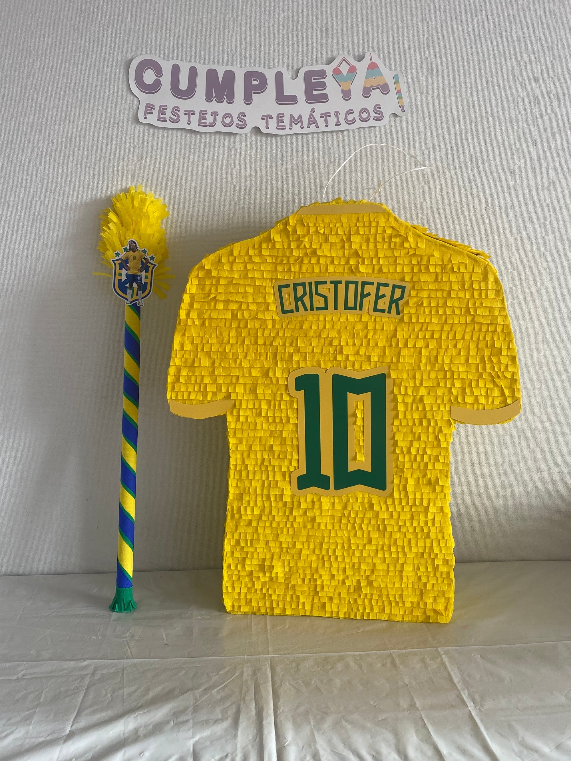 PIÑATA CAMISA BRASIL RONALDINHO 60CM PREMIUM