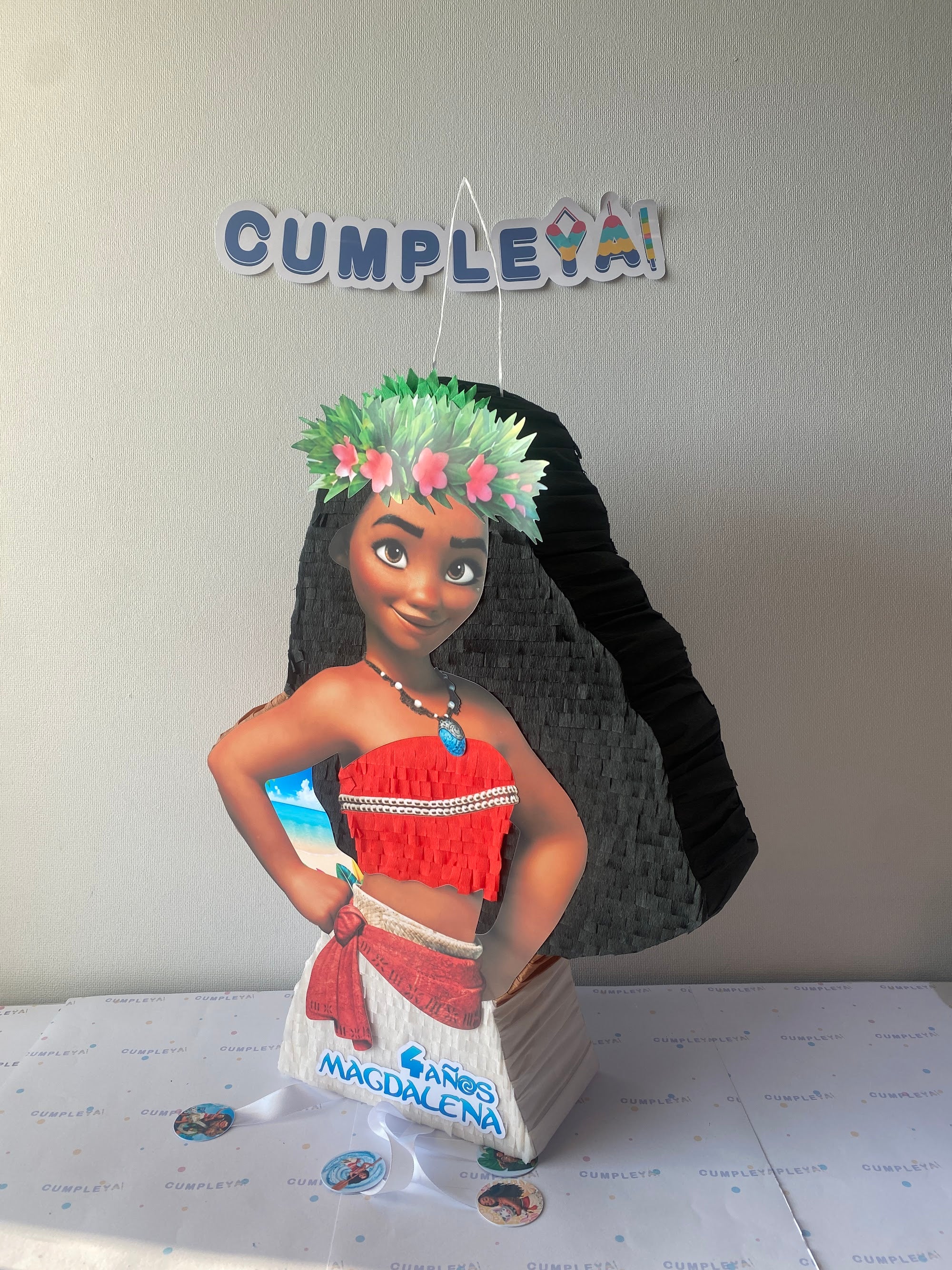 PIÑATA MOANA ADULTA 60CM PREMIUM