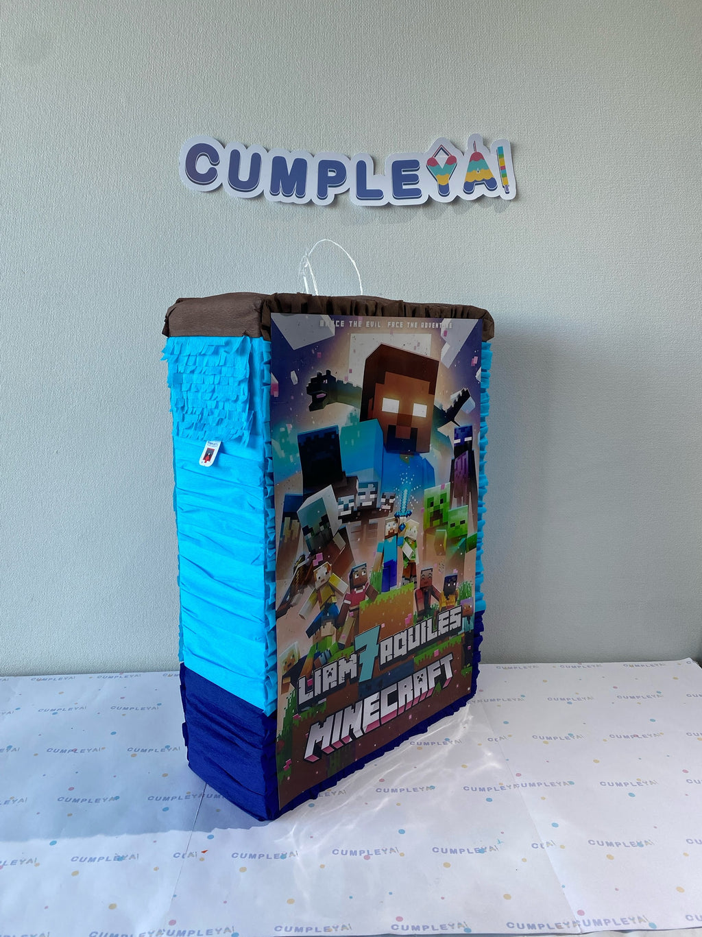 PIÑATA MINECRAFT RECTANGULAR EXPRÉS 50CM
