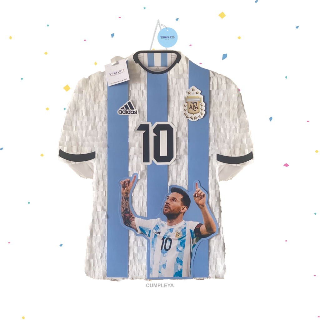 PIÑATA CAMISA ARGENTINA MESSI 40CM PREMIUM