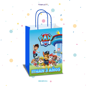 BOLSA SORPRESA 16 × 21 × 8 CM PAW PATROL