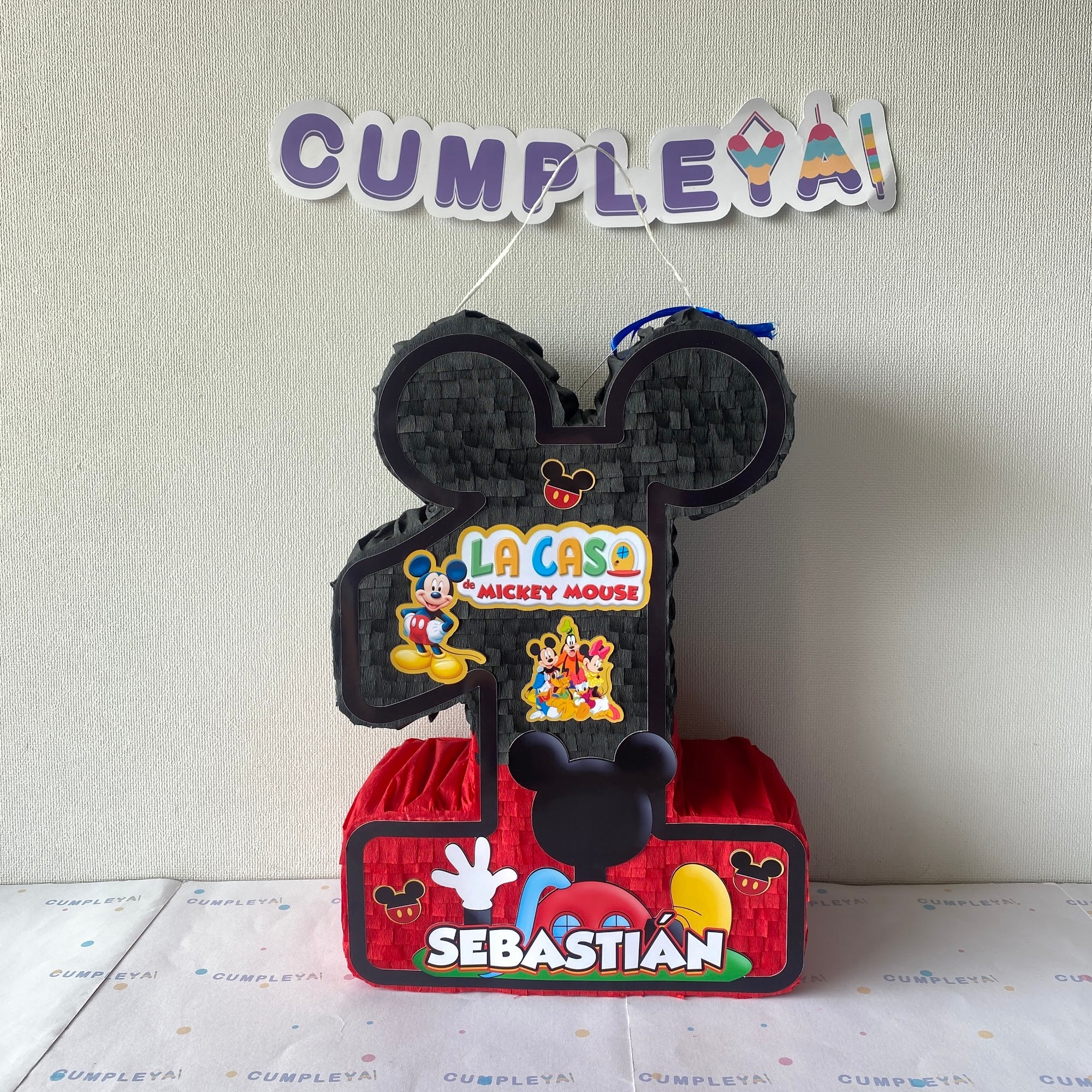 PIÑATA CASA DE MICKEY MOUSE 40CM PREMIUM