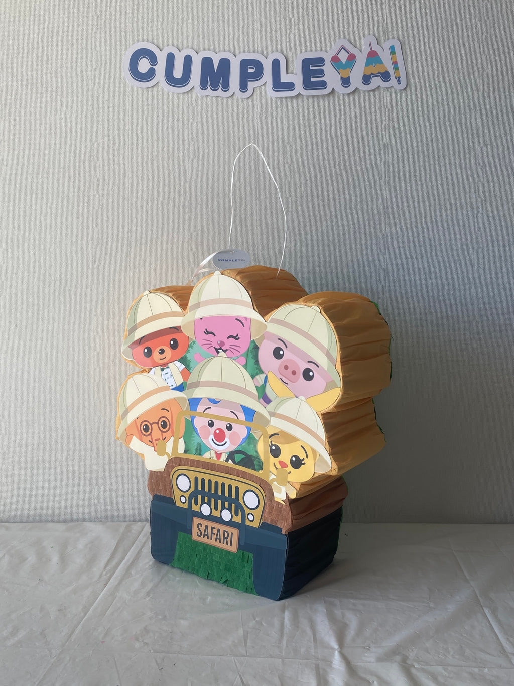 PIÑATA JEEP SAFARI PLIM PLIM 40CM PREMIUM