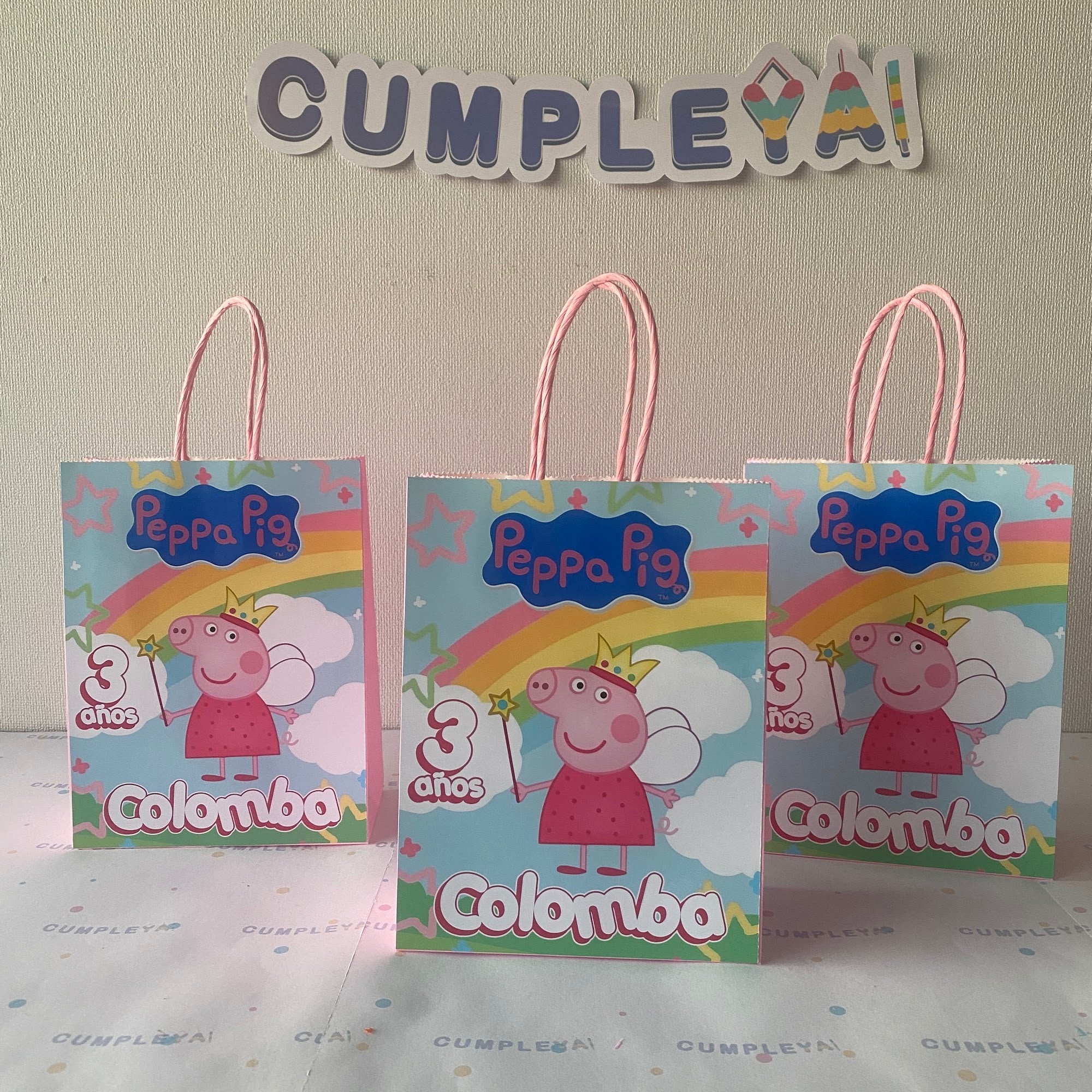 BOLSA SORPRESA 16 × 21 × 8 CM PEPPA PIG HADA