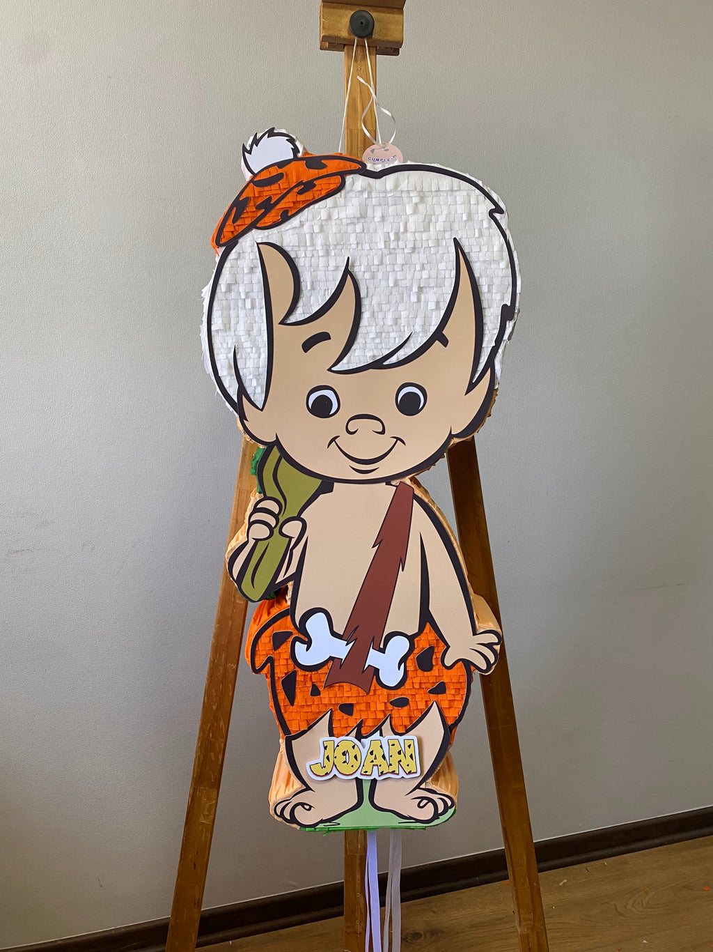 PIÑATA BAM BAM DE PICAPIEDRAS 60CM PREMIUM