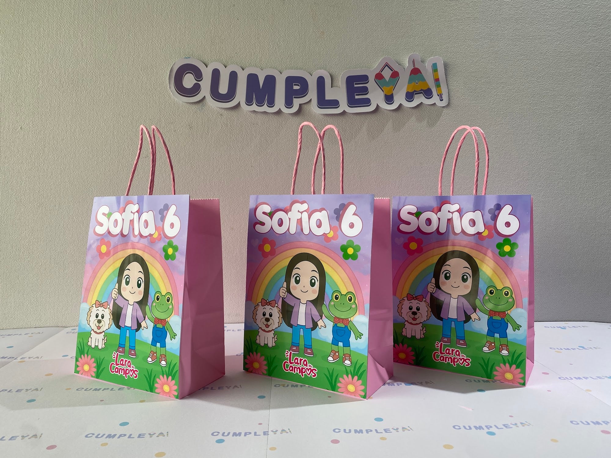 BOLSA SORPRESA 16 × 21 × 8 CM LARA CAMPOS ANIMADO