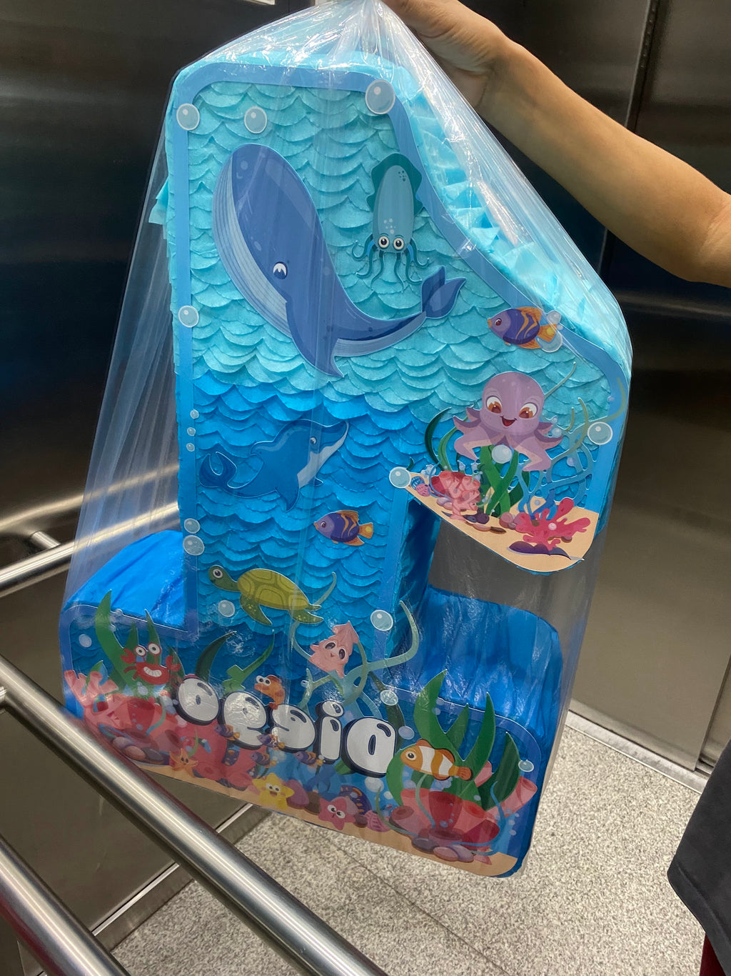 PIÑATA ANIMALITOS DEL MAR 60CM PREMIUM