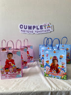 BOLSA SORPRESA 16 × 21 × 8 CM PLIM PLIM ROSADO