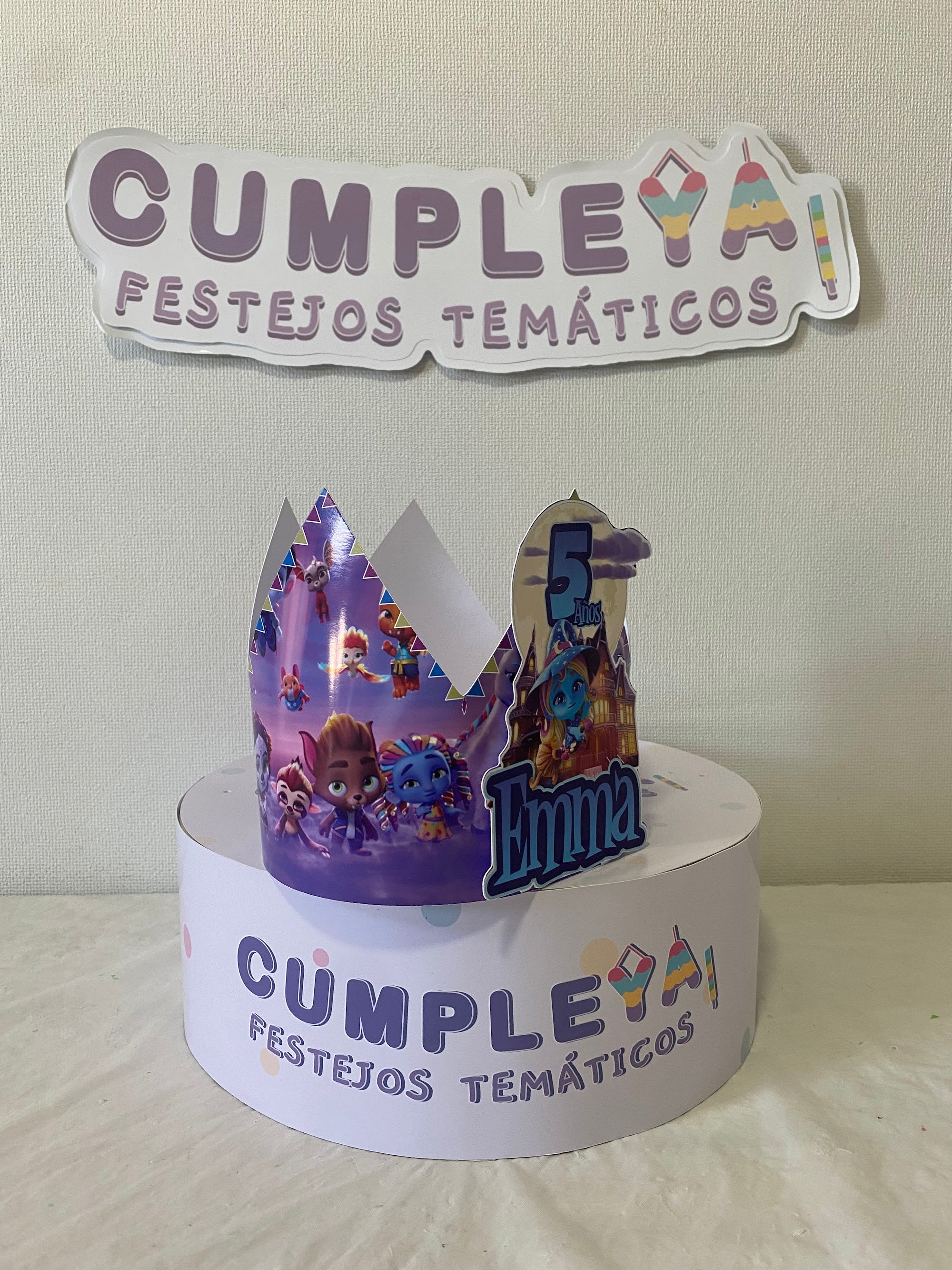 CORONA SUPERMONSTRUOS 62X14CM