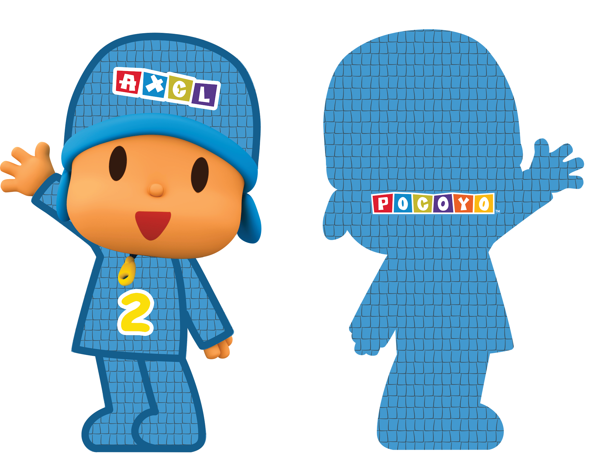 PIÑATA POCOYO CUERPO ENTERO 40CM PREMIUM