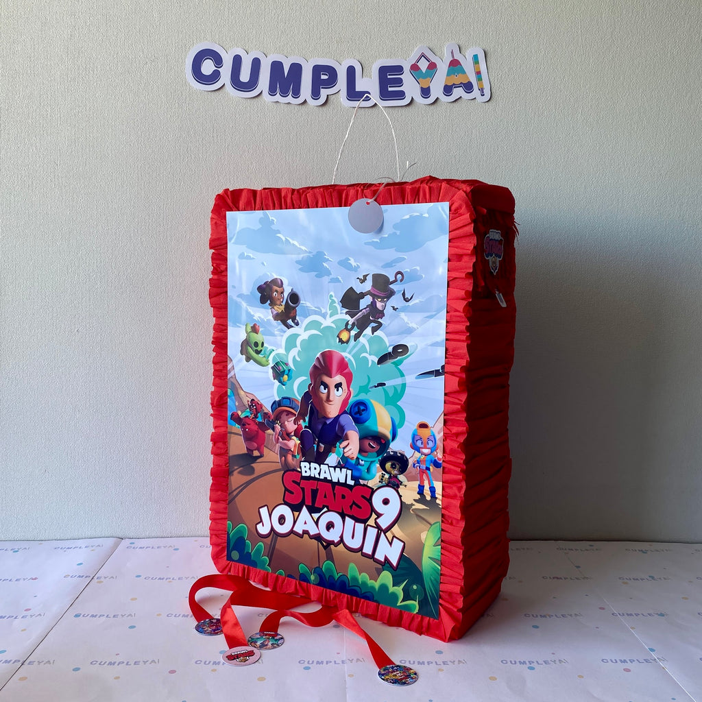 PIÑATA BRAWL STARS RECTANGULAR EXPRÉS 50CM