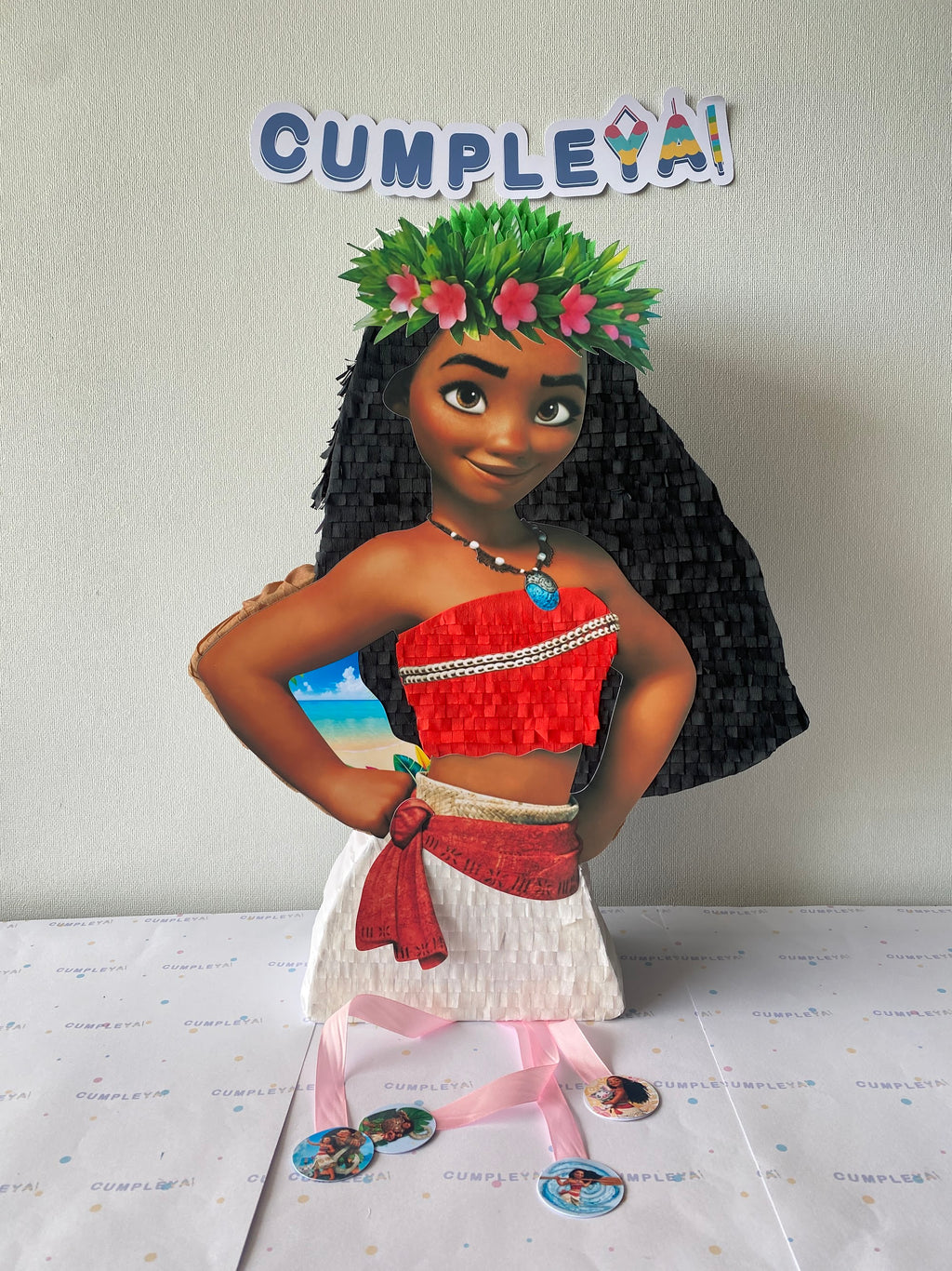 PIÑATA MOANA ADULTA 60CM PREMIUM
