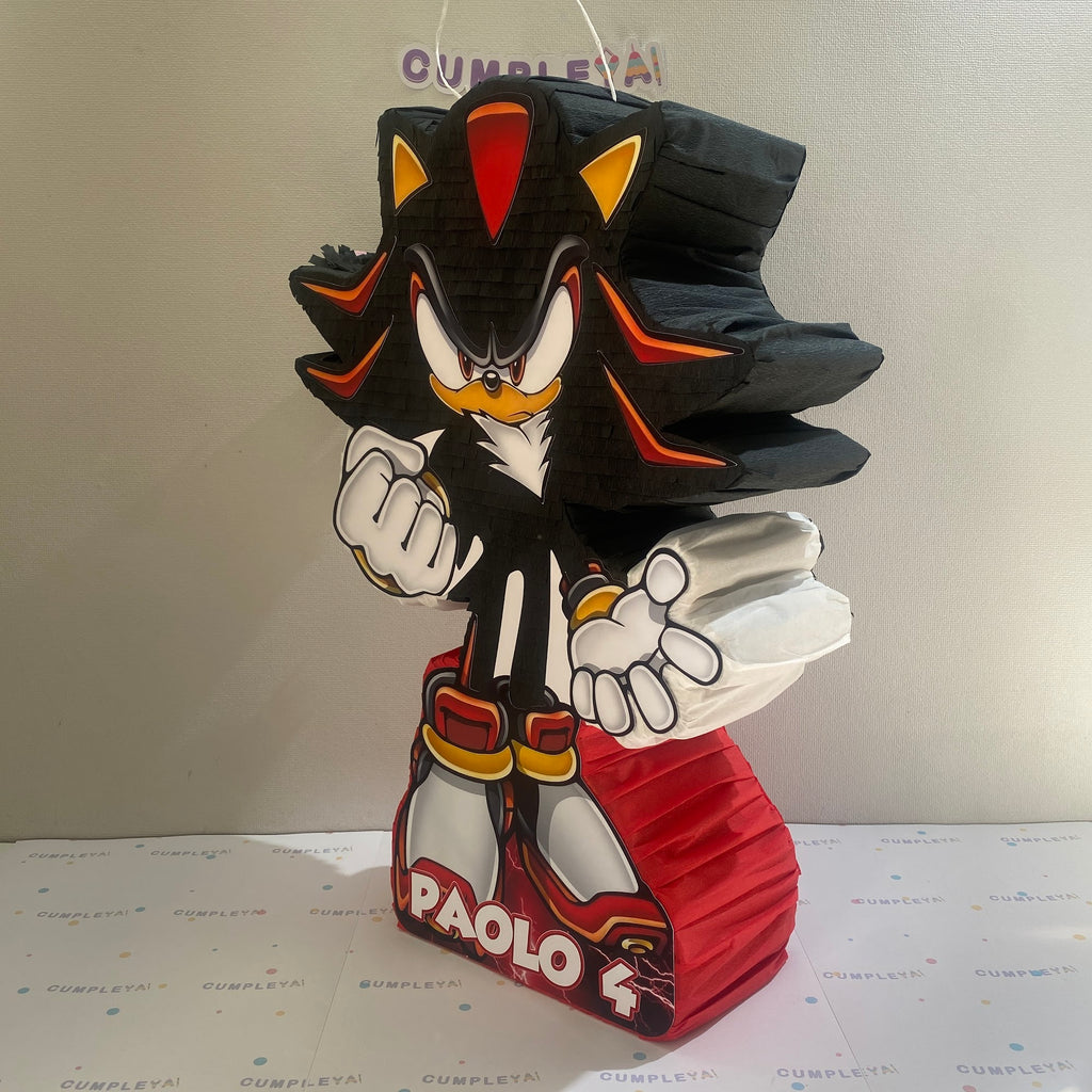 PIÑATA SHADOW DE SONIC 60CM PREMIUM