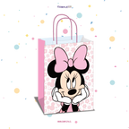 BOLSA SORPRESA 16 × 21 × 8 CM MINNIE MOUSE ROSADA