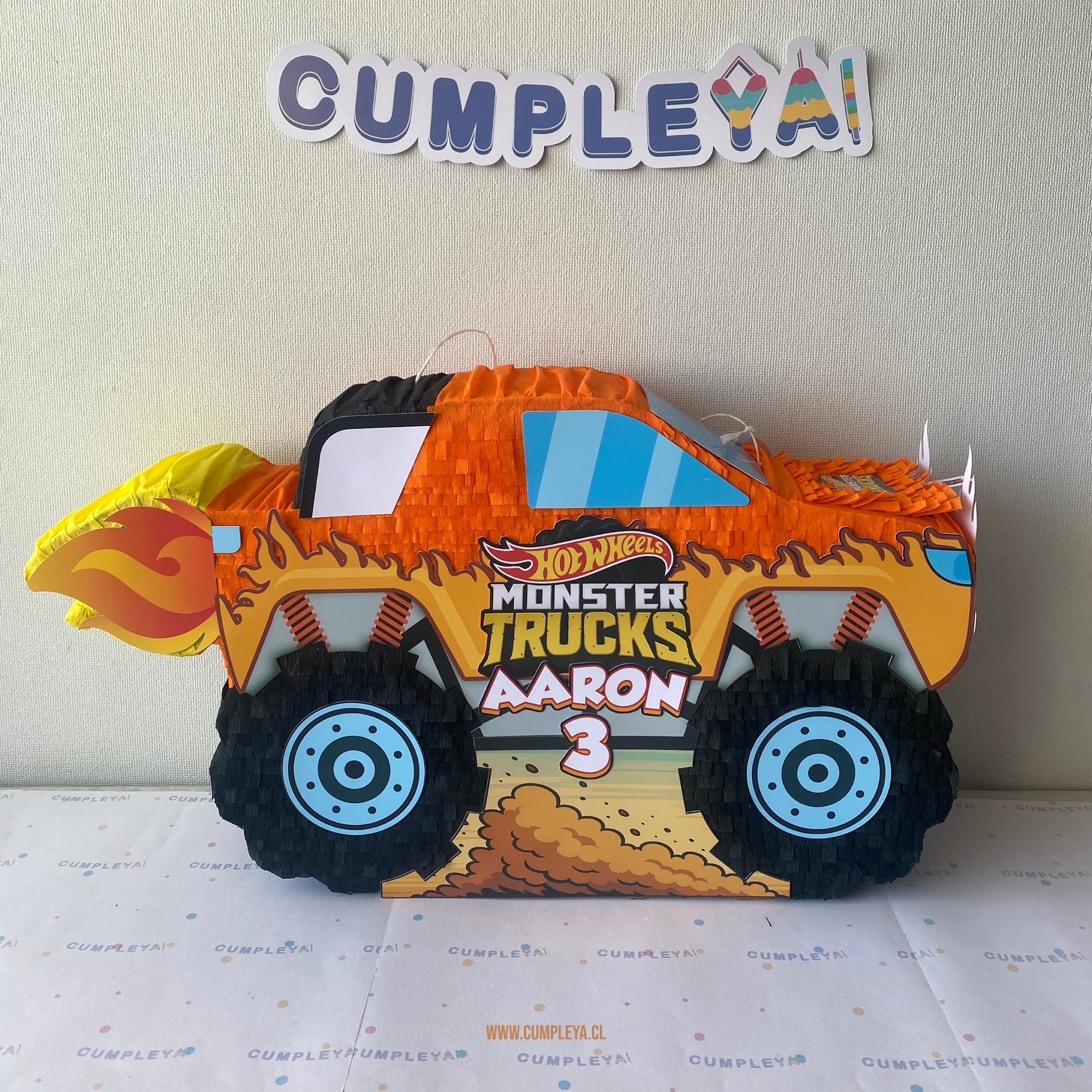 PIÑATA MONSTER TRUCK 60CM PREMIUM