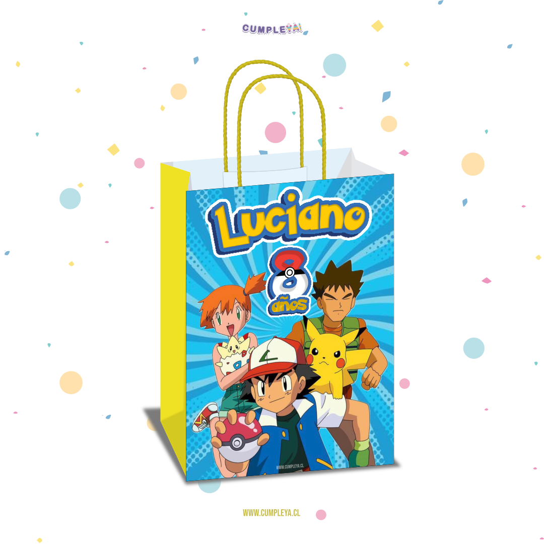 BOLSA SORPRESA 16 × 21 × 8 CM POKEMON