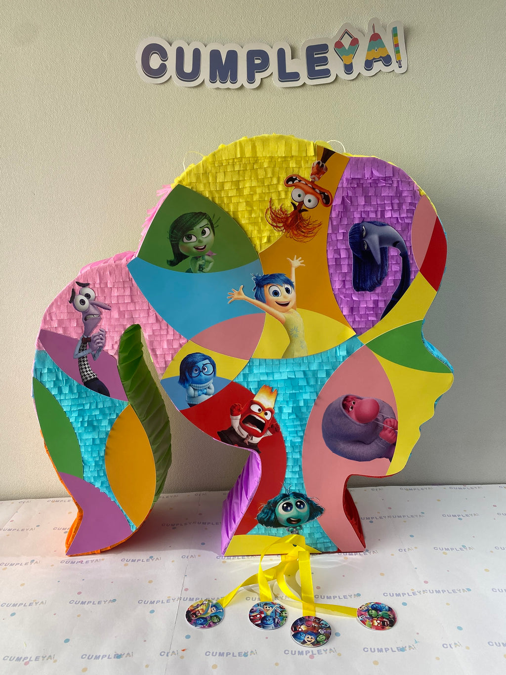 PIÑATA INTENSAMENTE 60CM PREMIUM