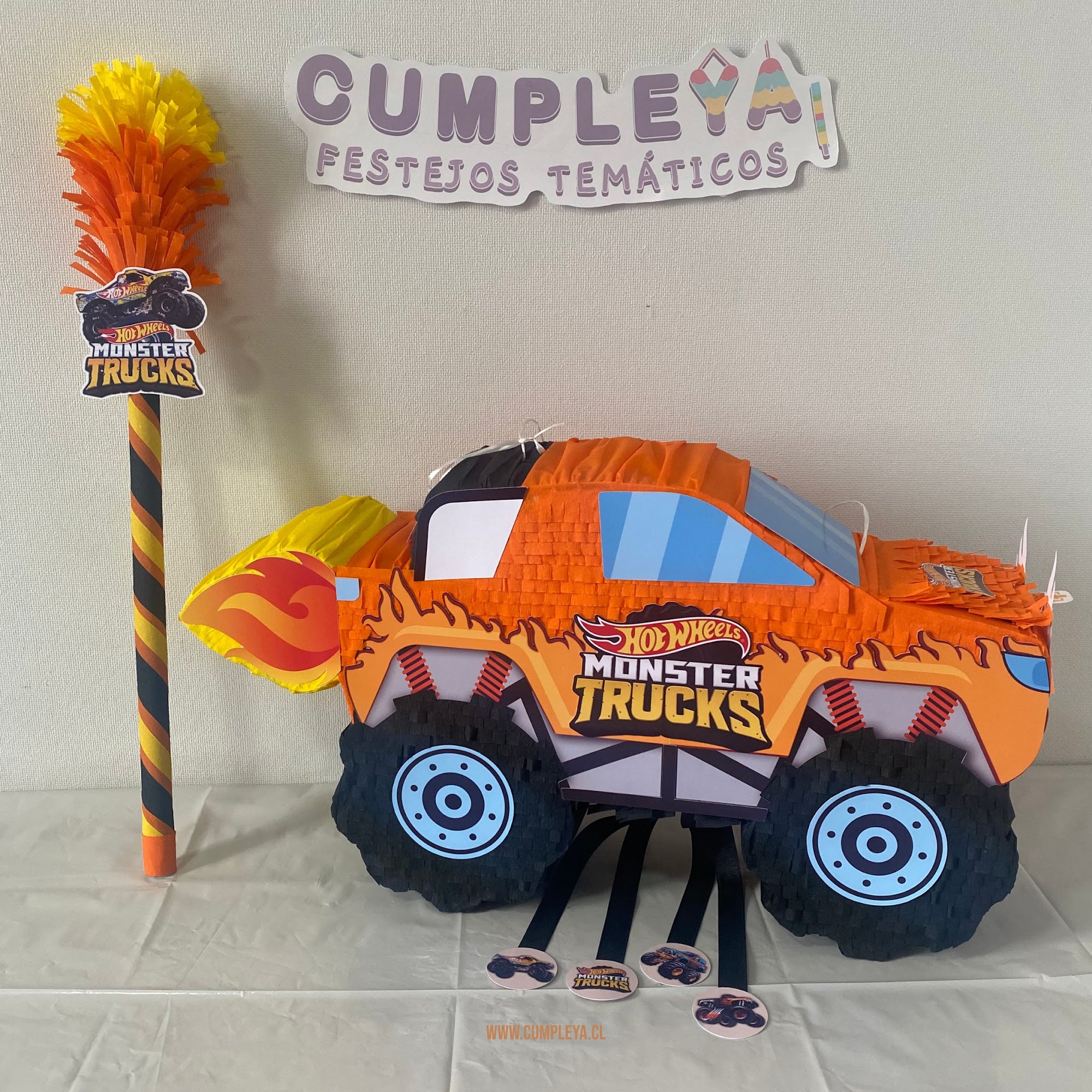 PIÑATA MONSTER TRUCK 60CM PREMIUM
