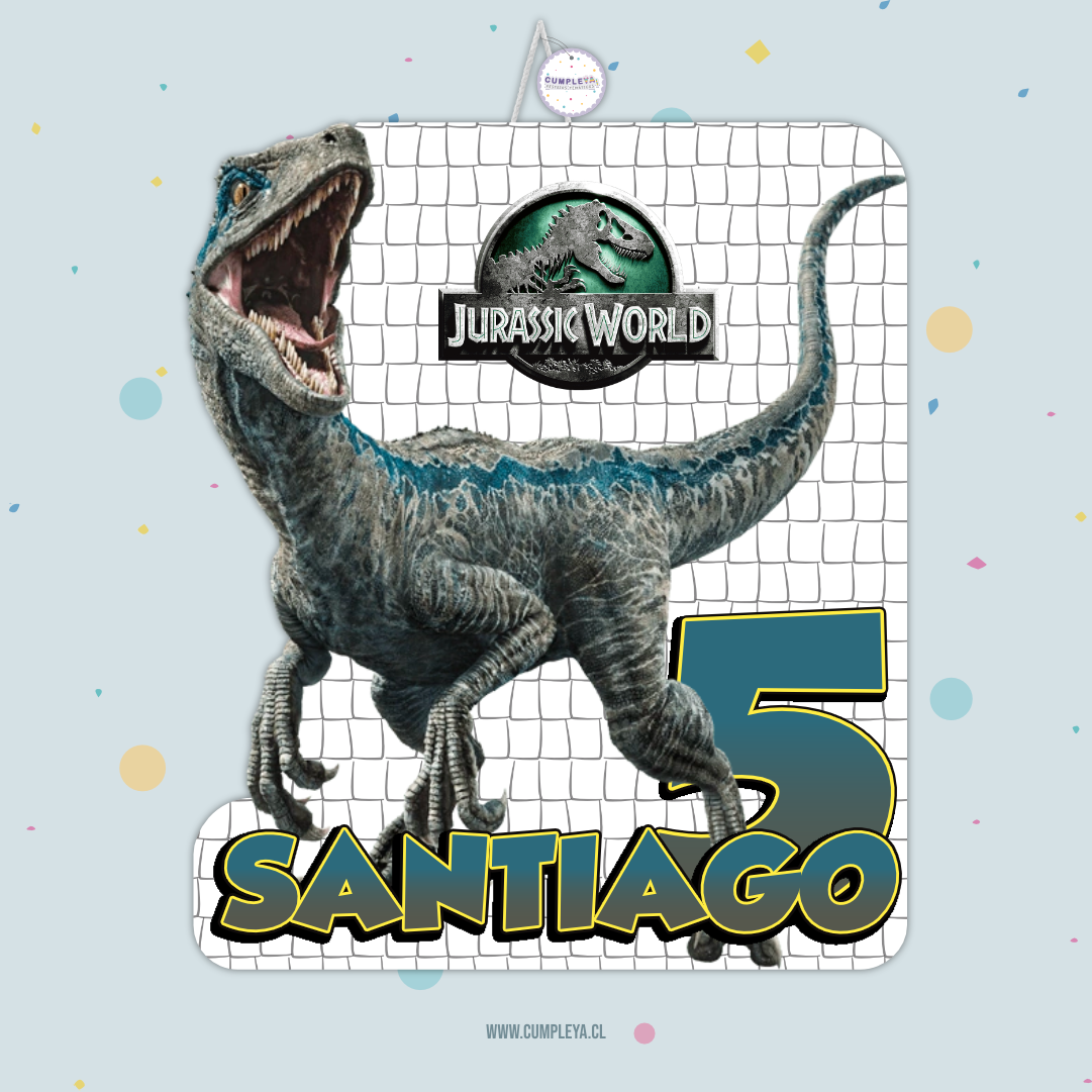 PIÑATA VELOCIRAPTOR 40CM PREMIUM