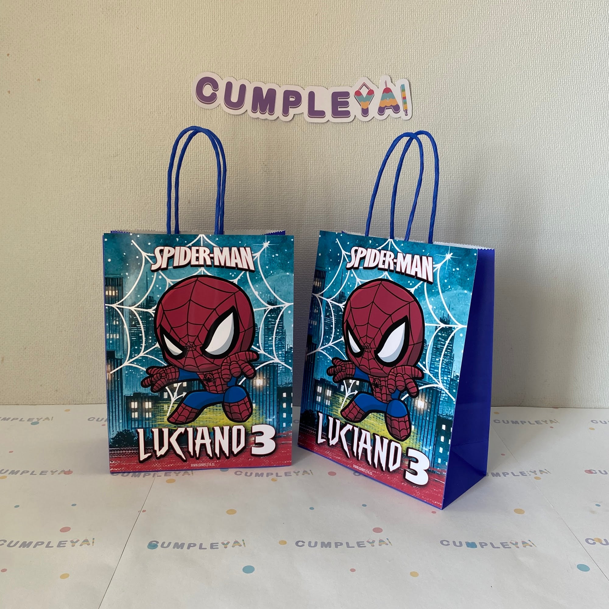 BOLSA SORPRESA 16 × 21 × 8 CM SPIDER-MAN BEBE