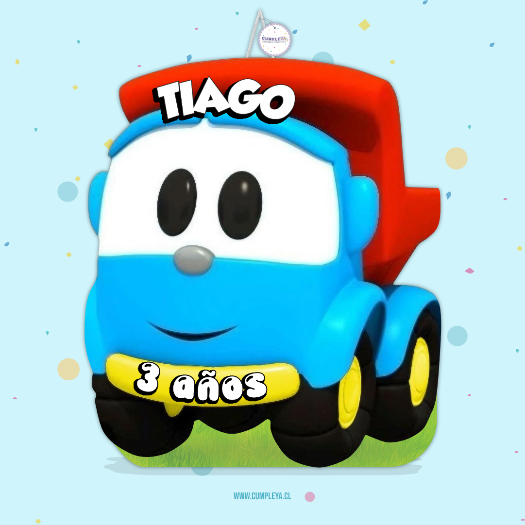 PIÑATA LEO DE CAMION 40CM FIGURA EXPRÉS