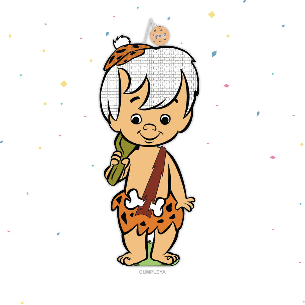 PIÑATA BAM BAM DE PICAPIEDRAS 60CM PREMIUM