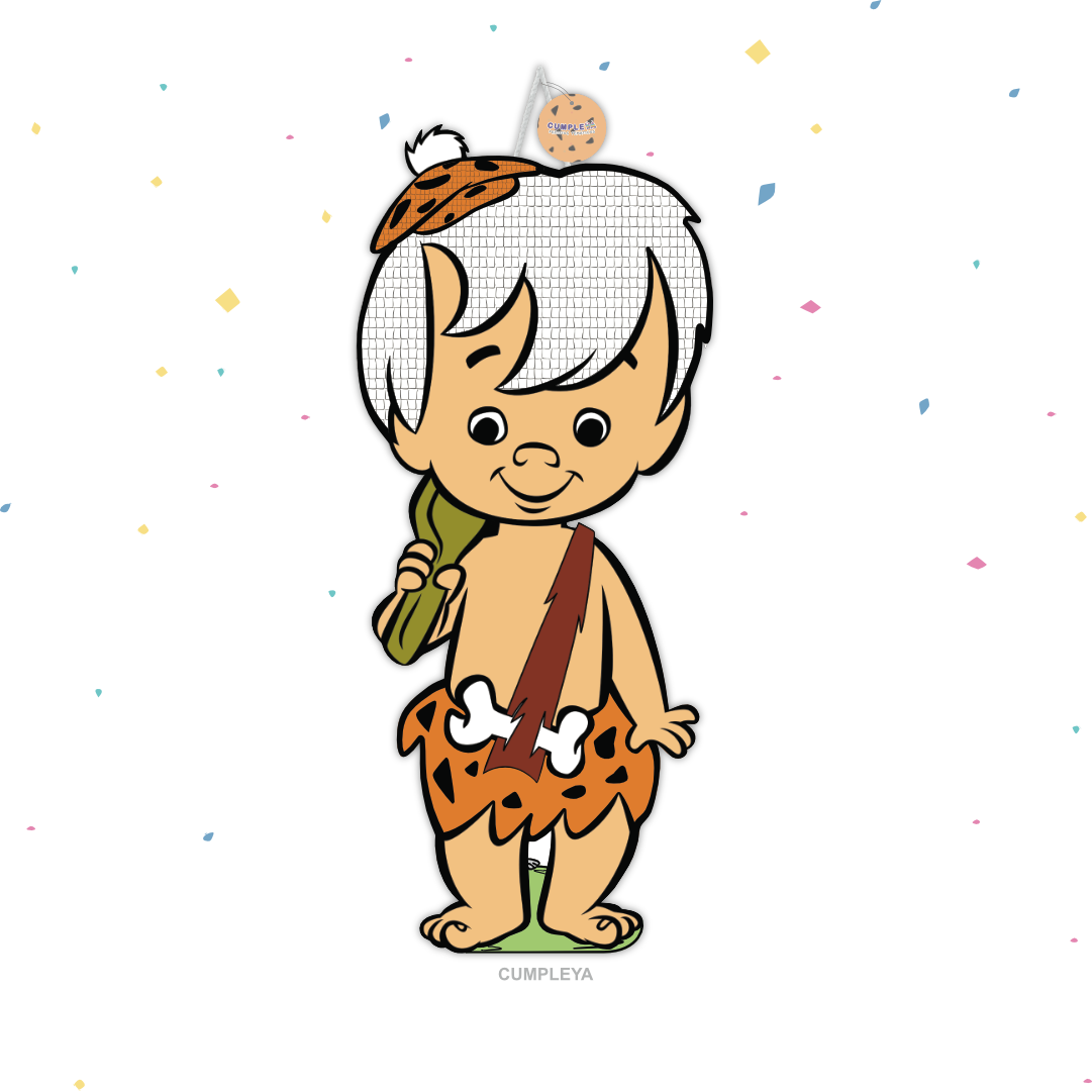 PIÑATA BAM BAM DE PICAPIEDRAS 60CM PREMIUM