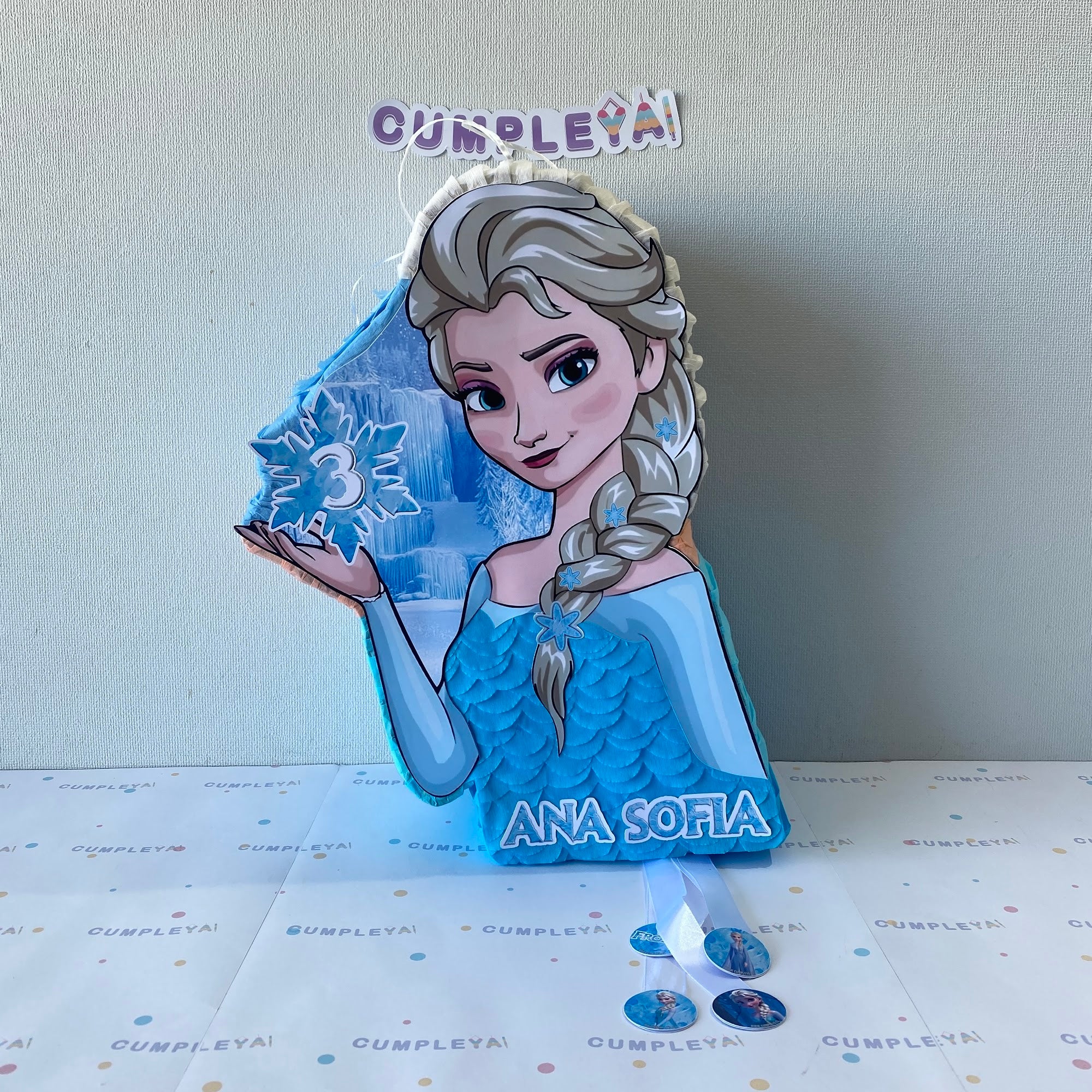 PIÑATA ELSA 40CM PREMIUM