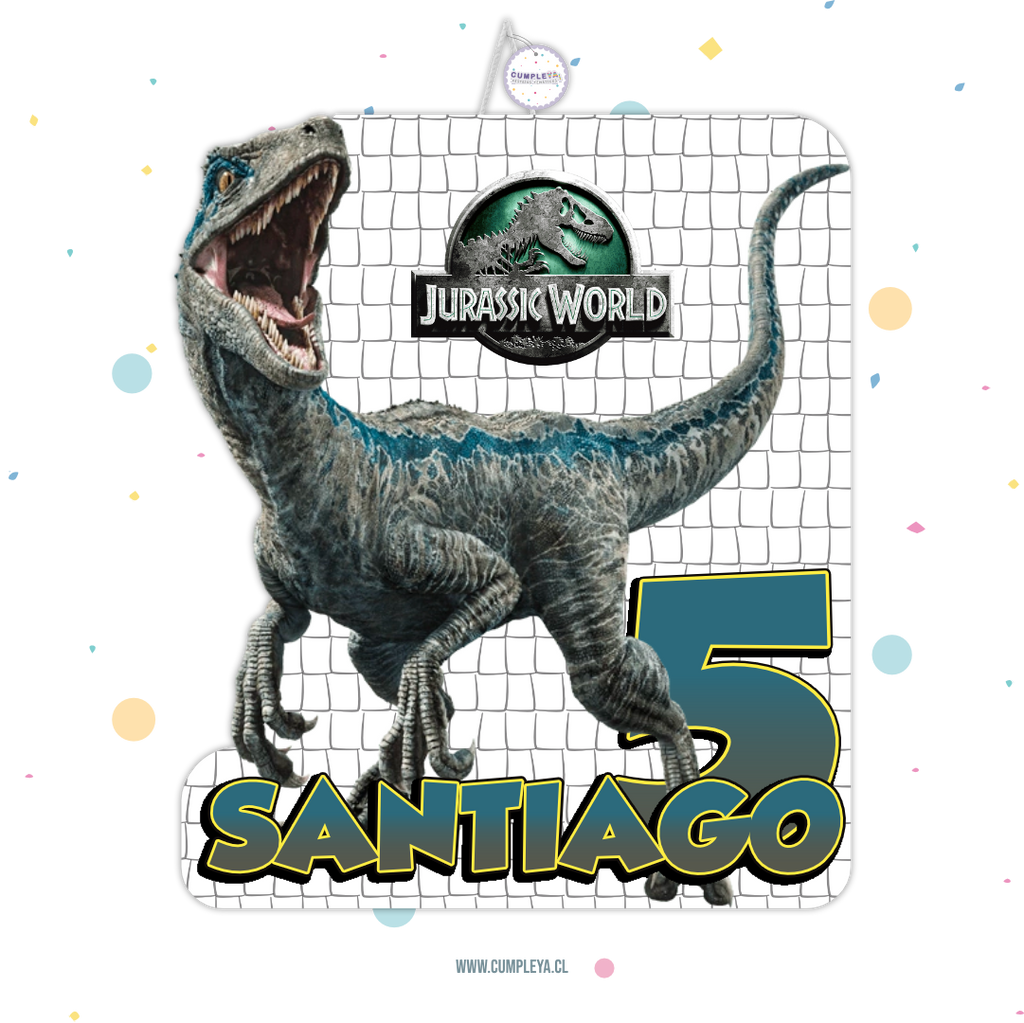 PIÑATA VELOCIRAPTOR 40CM PREMIUM