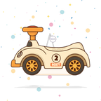 PIÑATA AUTO DE JUGUETE