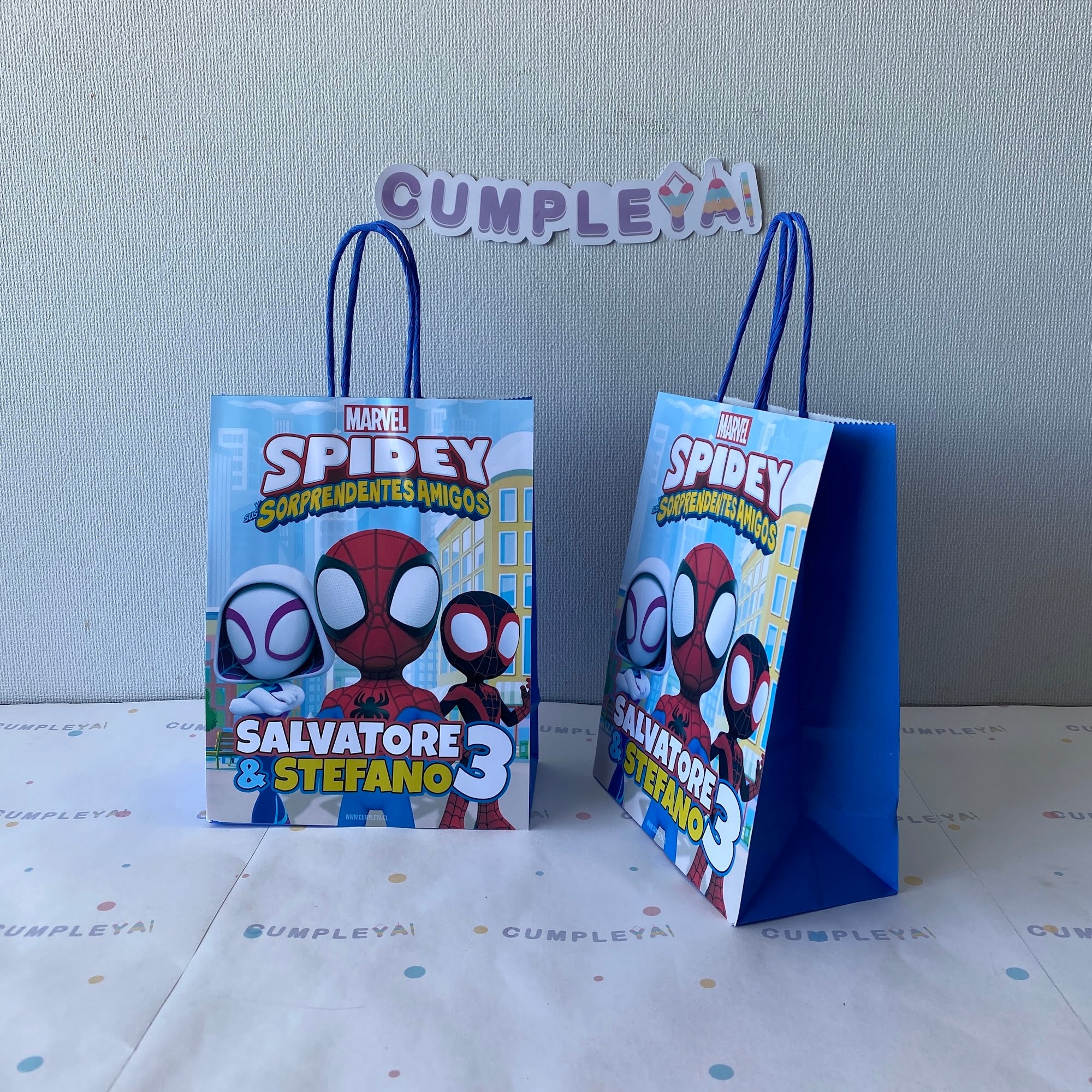 BOLSA SORPRESA 16 × 21 × 8 CM SPIDEY Y SUS AMIGOS