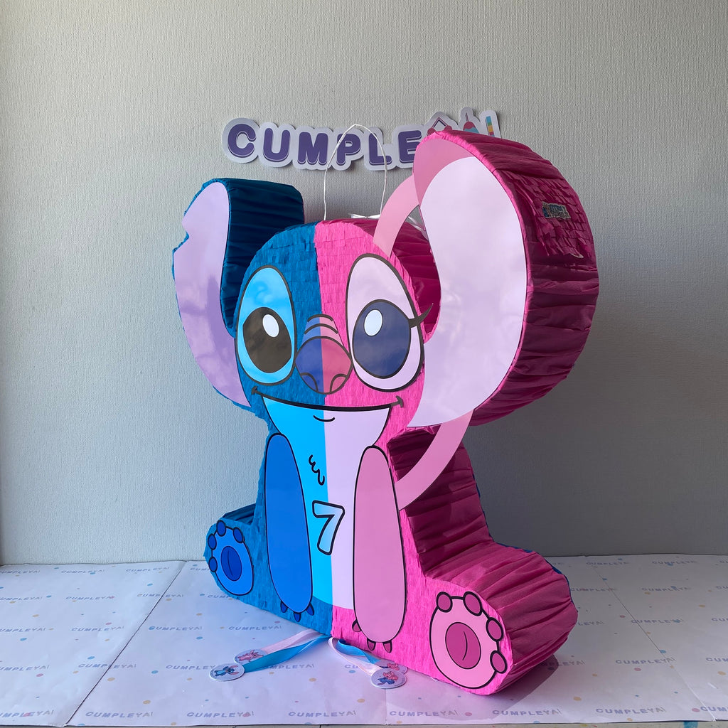 PIÑATA STITCH Y ÁNGELA 60CM PREMIUM