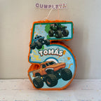 PIÑATA 40 CM MONSTER JAM NUMERO 5