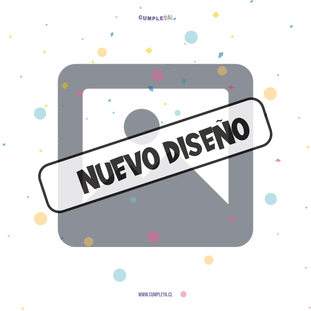 TOPPER PERSONALIZADO 8CM SET 6U