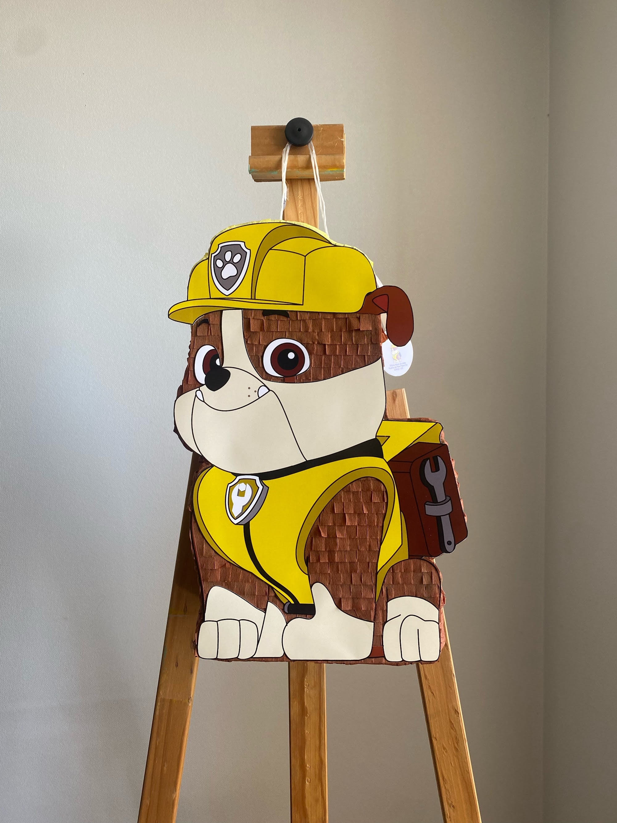 PIÑATA RUBBLE DE PAW PATROL 40CM PREMIUM