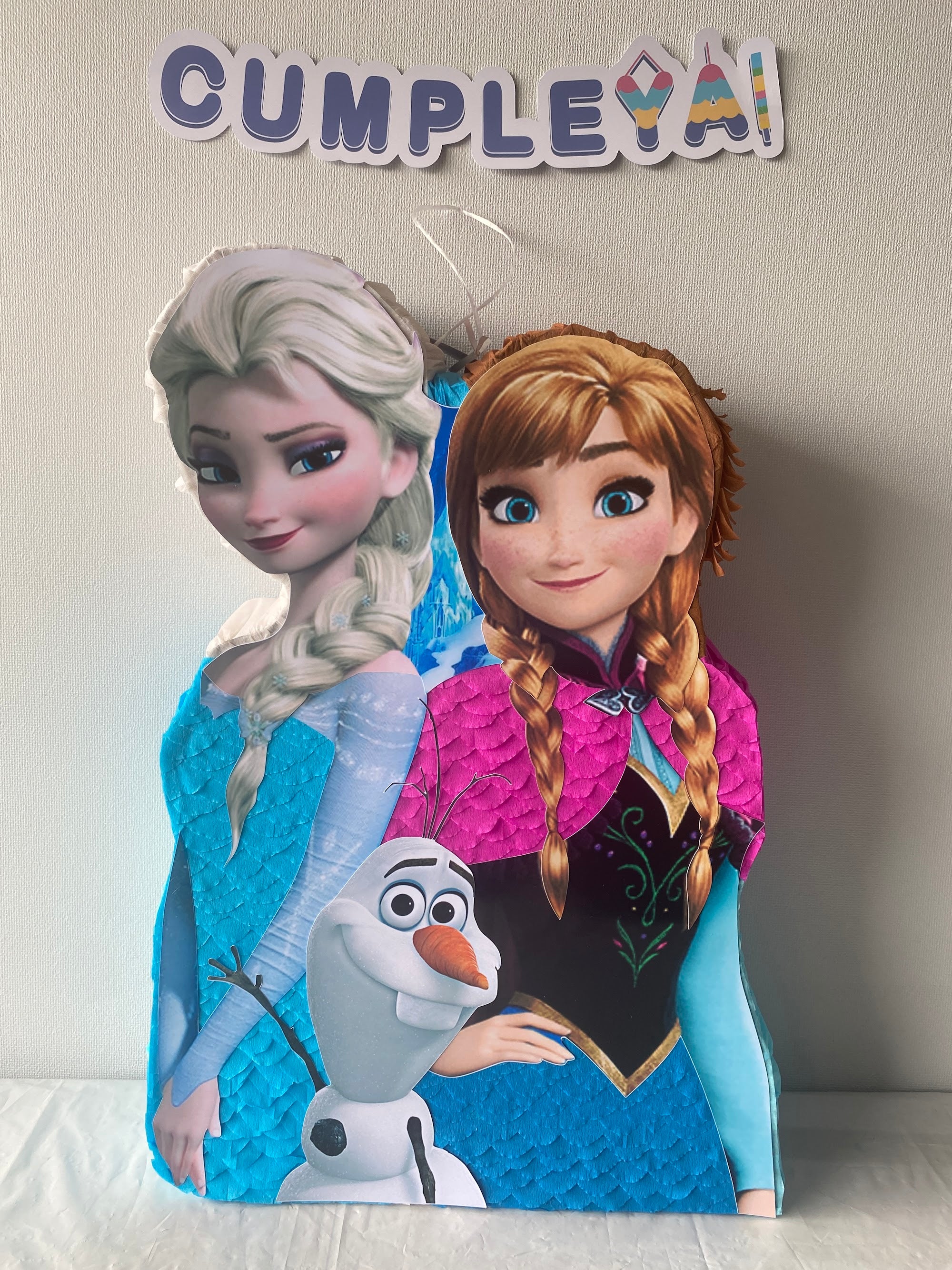 PIÑATA ELSA, ANA Y OLAF DE FROZEN 60CM PREMIUM