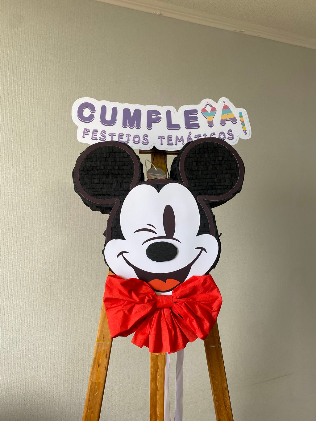 PIÑATA MICKEY CABEZA 40CM PREMIUM