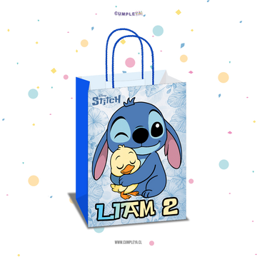 BOLSA SORPRESA 16 × 21 × 8 CM STITCH CON PATITO