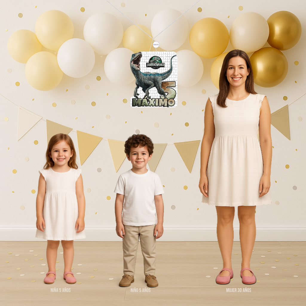 PIÑATA VELOCIRAPTOR 40CM PREMIUM