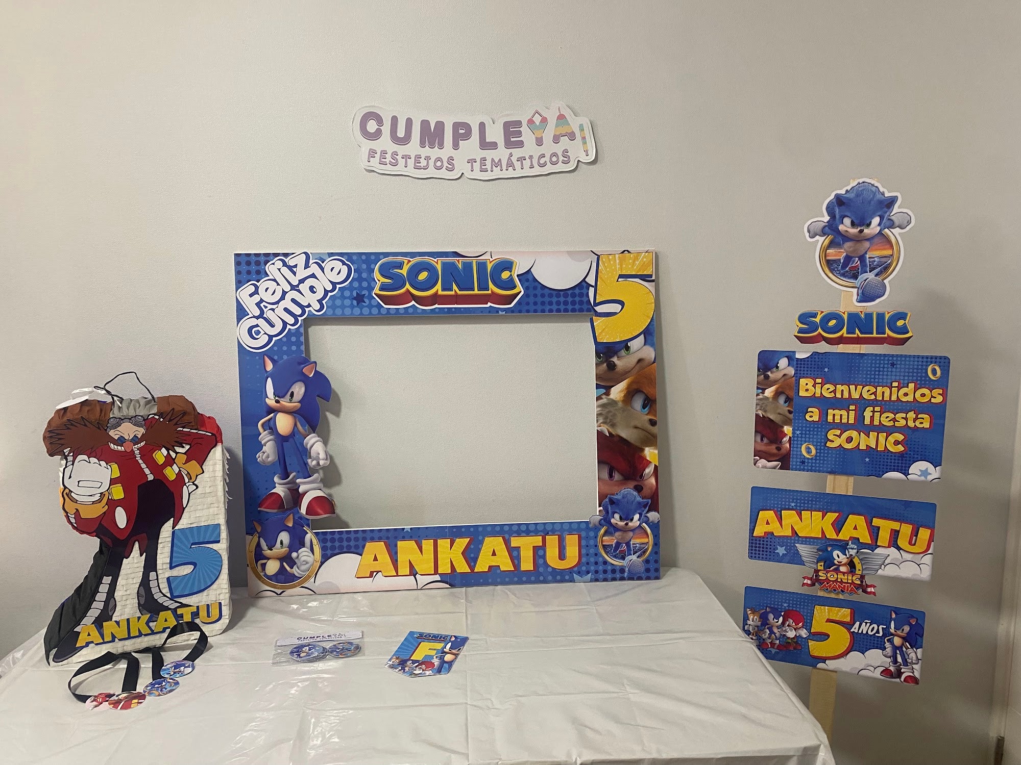 CUADRO SELFIE SONIC 77X55CM TEMÁTICO