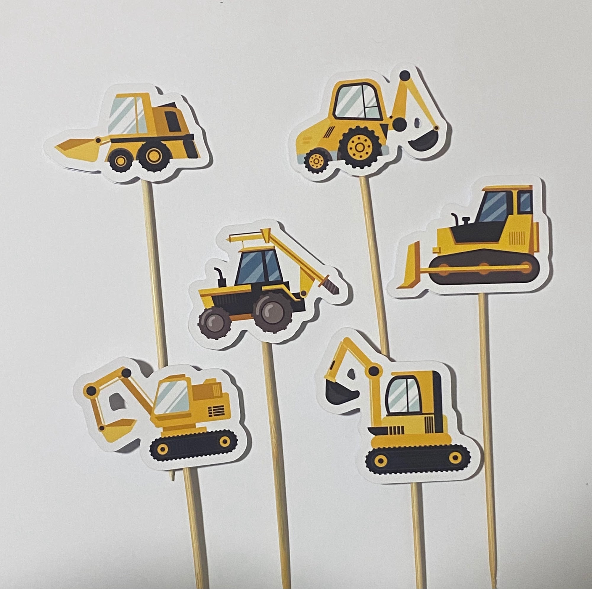 TOPPER CAMIONES MINI 6CM - SET X8